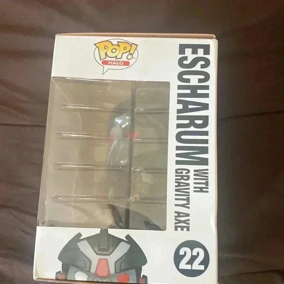 Funko Pop #22 Halo Escharum With Gravity Axe New In Box - Picture 3 of 7